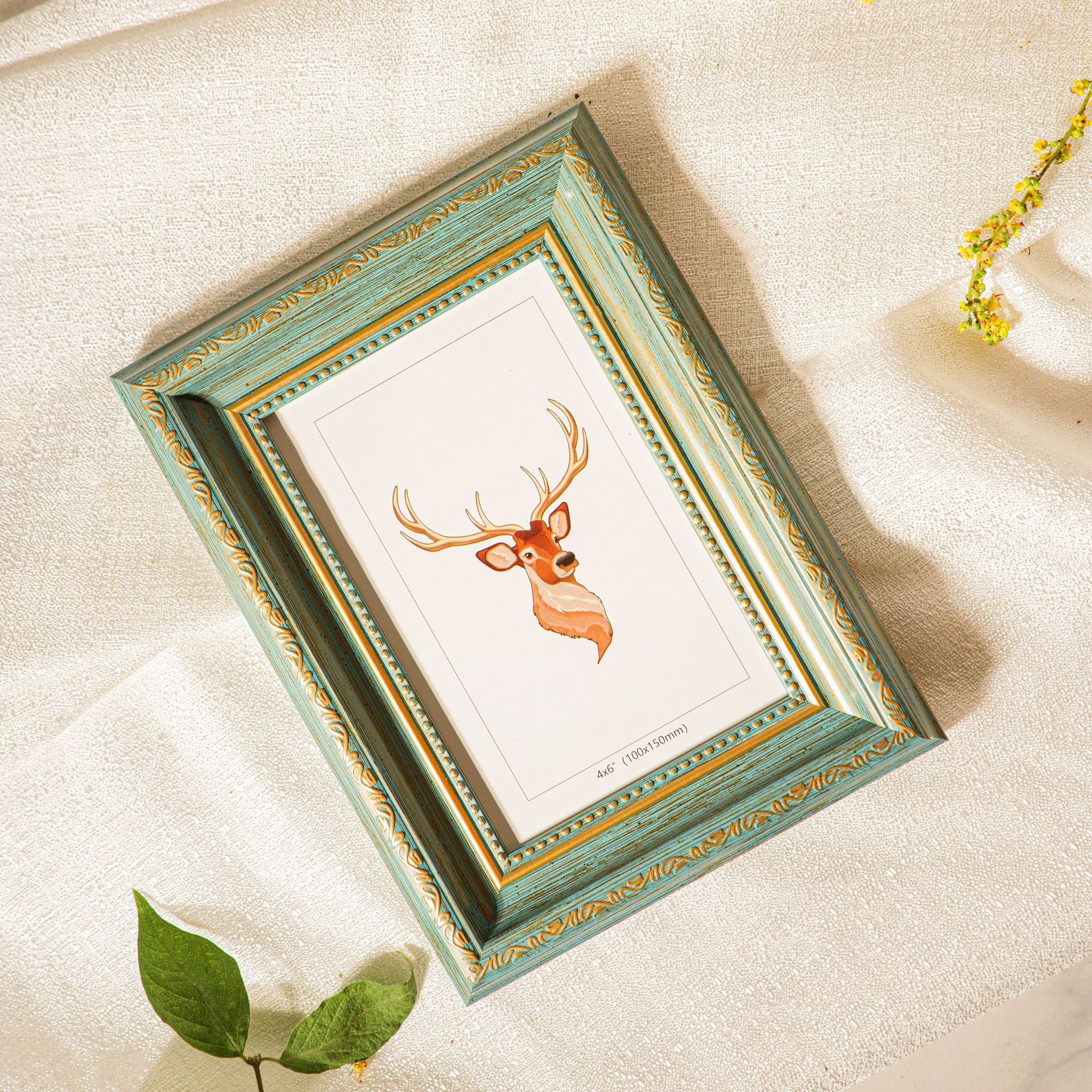 3D Customizable Pet Memorial Photo Frame - Interchangeable Wool Felt & Photo Panel, Wall/Tabletop Display for Cats/Dogs